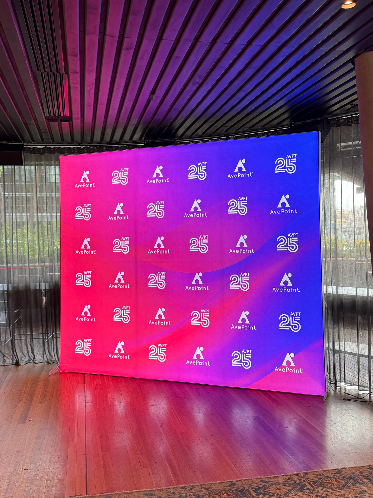 Media Wall event signage
